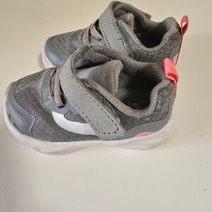 Athletic Works Gray and Pink Kids Sneakers